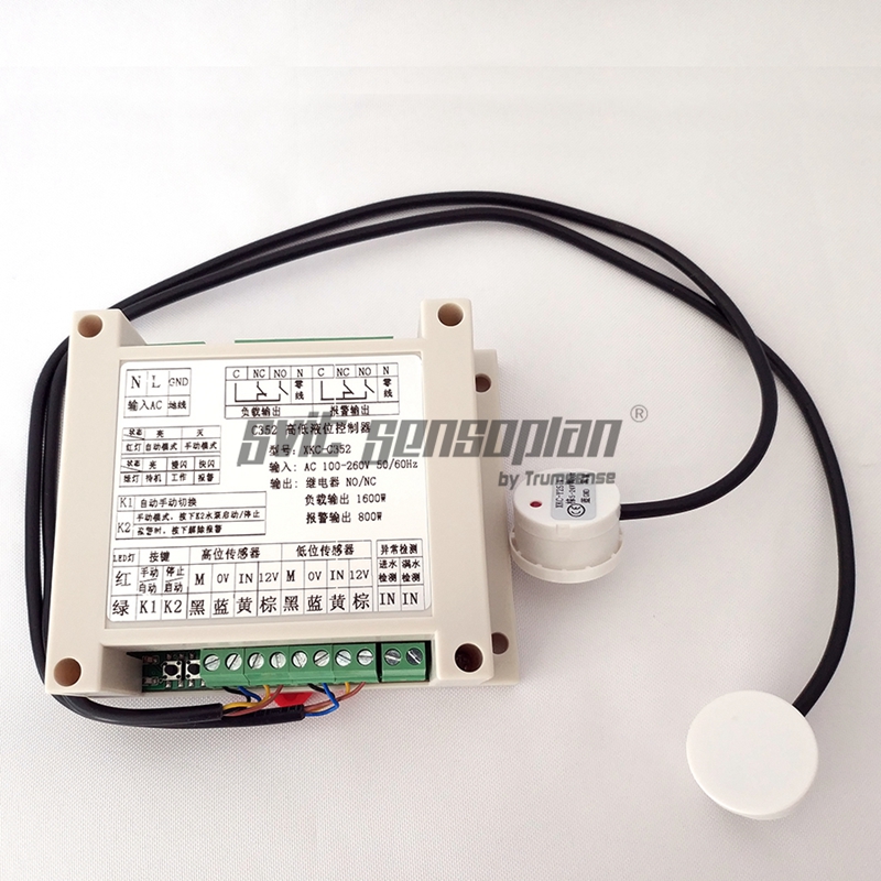Contrôleur automatique de niveau d'eau pour réservoir d'eau XkC-C352-2P ...